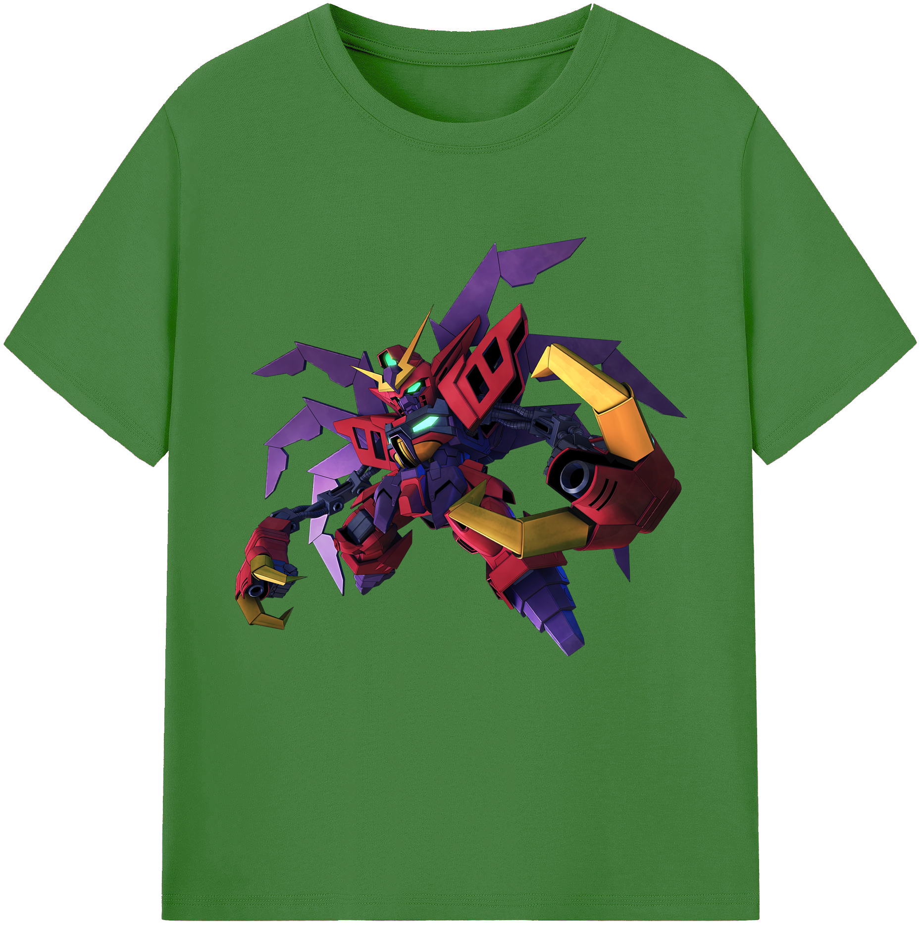 （画像用） 機動戦士ガンダム Mobile Suit Gundam レディースカジュアルプリントTシャツ（綿100％）